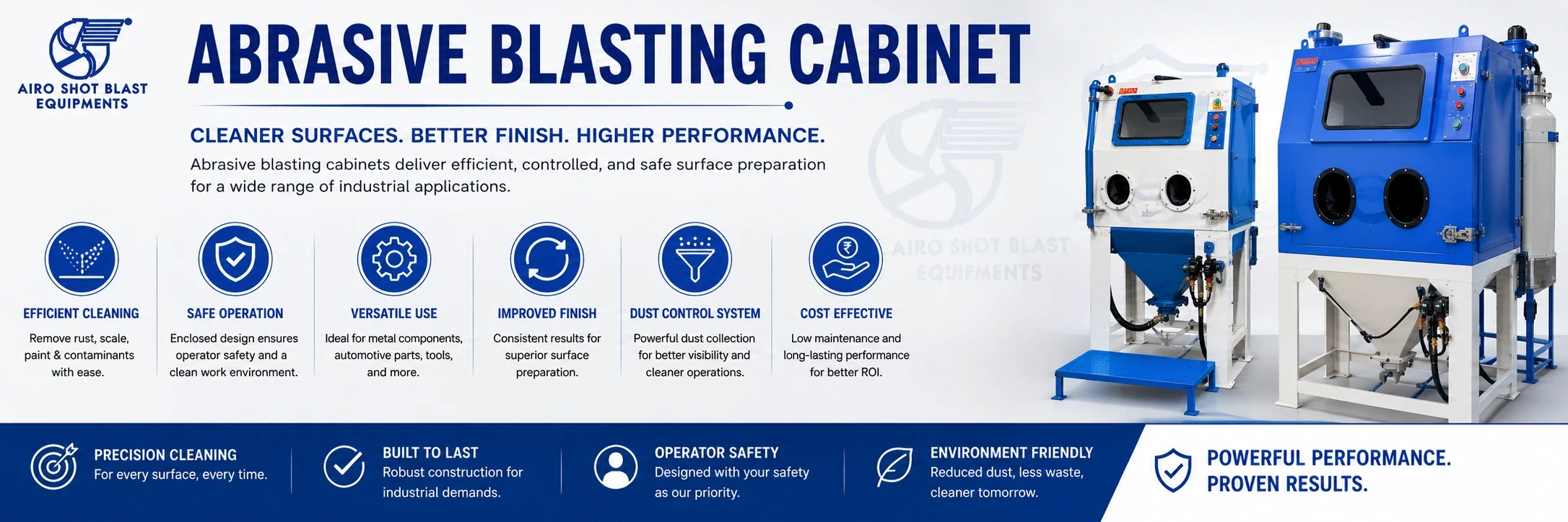 Abrasive Blasting Cabinet